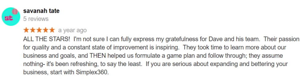 google review savanah tate