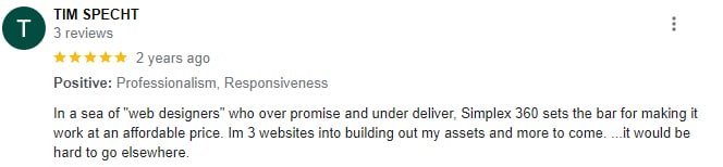 google review tim specht